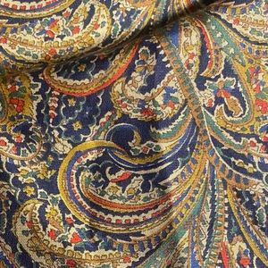Amanda Smith silk and wool paisley scarf